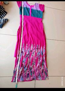 Floral Lenth A-line Kurti