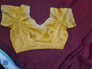 Beautiful Mustard Yellow Saree