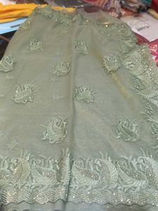 Embroidered Ethnic Saree