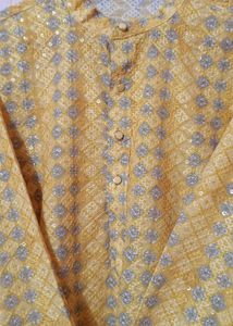 Yellow Men Kurta