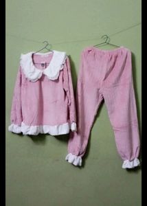 Corean Fluffy Wool Nightsuit