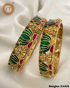 Lotus Design Bangles