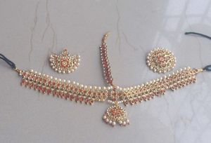 Classical Bharatnatyam Maangtika Set