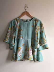 Beautiful Bell Sleeves Short Top