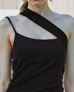 SHEIN Black One-Shoulder Midi Dress | Sexy Asymmet