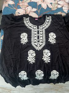Lucknavi short kurti