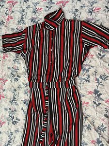 Striped Shirt Dress