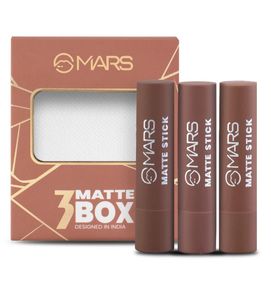 MARS Matte Lipstick combo Of 3
