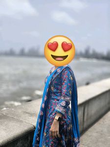 Anarkali Cotton Kurta Set