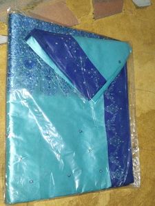 Elegant Lavender &amp; Blue Saree