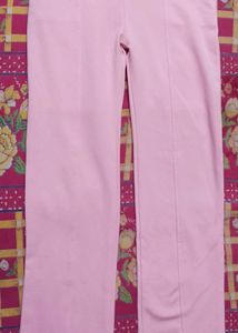 Pink Flared Pants