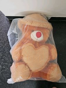 Cute Striped Teddy Bear