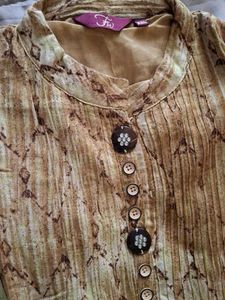 Elegant Printed Kurta.. Back Side Added