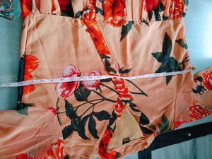 Flowery Pattern Dress