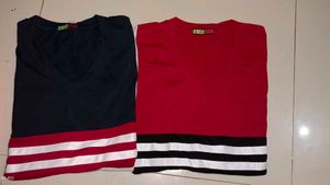 Stylish Color Block T-Shirt