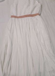 off white dress for birthday n parties