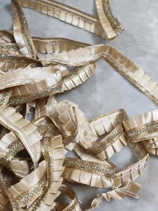 Pleated Lace For Saree