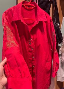 Red Colour Shirt
