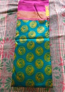 Suali Printed Mysore Silk Blend Saree