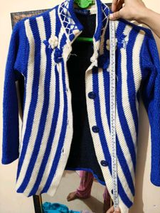 Blue And White Sweaters