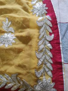 Elegant Embroidered Saree