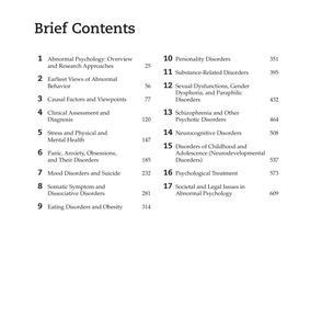 Abnormal Psychology Book PDF