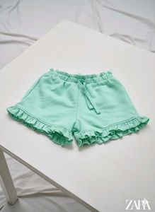 Combo Zara Girls' Ruffle Shorts