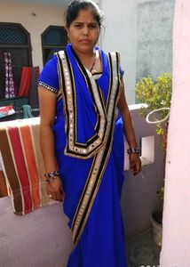 Blue Saree