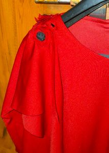 Red &amp; Black Party Dress