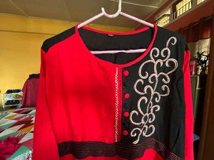 Red Kurta