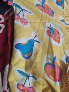 Cute Print Top(2)10-12 Yrs