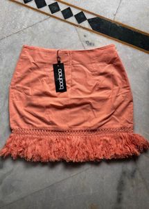 Coral Tassel Skirt