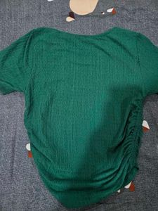 Green Textured Top