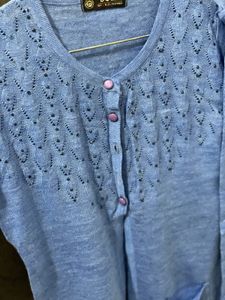 NEW🔥Blue Knit Cardigan