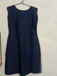 Patterned Sleeveless Dress