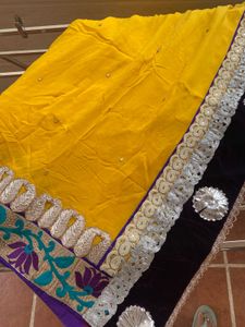 Elegant Yellow Saree
