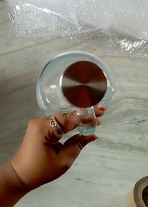 2pc Glass Bottle With Handel