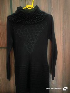 Black Knit Dress