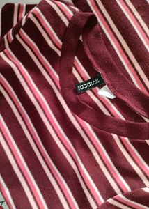 H&amp;M Striped Bodycon Dress