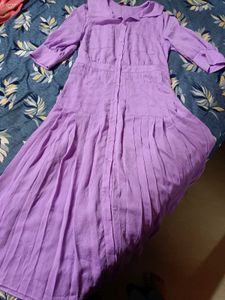 LAVENDER SHIRT DRESS
