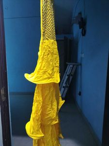 Yellow Layered Gown (One Piece)