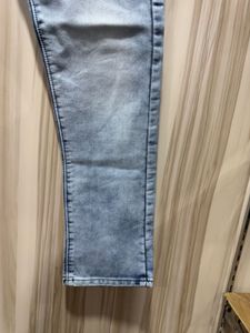 Diesel Industries Blue Washed Denim Jeans