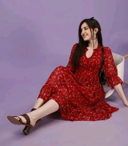 Floral  frock + shirt🌷
