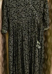 Black &amp; White Paisley Dress