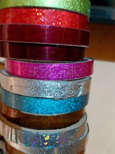 Decorative Glitter Tapes (Set) 8 Quantity