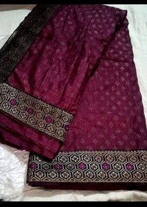 Art silk Saree With Blouse Piece