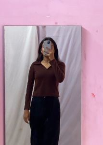 Brown Stylish Top At Very Low Price😍