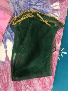 Pink Embroidered Girl's Ethnic Set