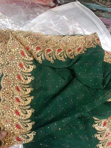 Elegant Green Saree