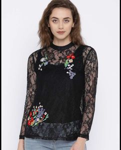 Stradivarius Net Top